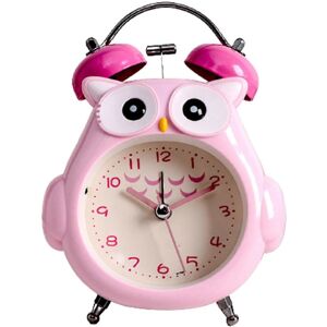 Unbranded (Red) Kids Alarm Clock Owl Loud Bell Analog Alarm Clock Silent Non-ticking Desk Unbranded (Red) Kids Alarm Clock Owl Loud Bell Analog Alarm Clock Silent Non-ticking Desk