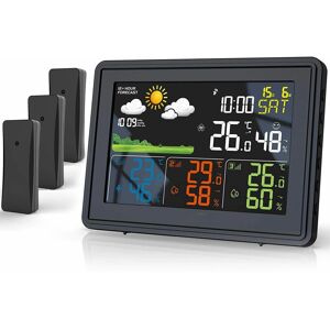 GreenZech (White, US Plug) Weather Station Alarm Clock Wireless Indoor Outdoor Thermometer GreenZech (White, US Plug) Weather Station Alarm Clock Wireless Indoor Outdoor Thermometer