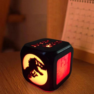 Unbranded Juras,s,ic Park Dinosaur 3D Stereo Small Alarm Clock Creative LED Night Light El Unbranded Juras,s,ic Park Dinosaur 3D Stereo Small Alarm Clock Creative LED Night Light El