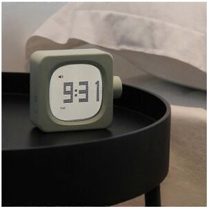 Unbranded (As show, One size) Green Digital Alarm Clock, Compact Battery Operated Alarm Cl Unbranded (As show, One size) Green Digital Alarm Clock, Compact Battery Operated Alarm Cl