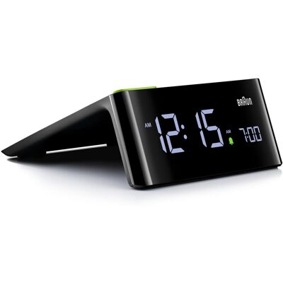 Braun Digital Alarm Clock with VA LCD Display, Touch Snooze Pad, Automatically A Braun Digital Alarm Clock with VA LCD Display, Touch Snooze Pad, Automatically A