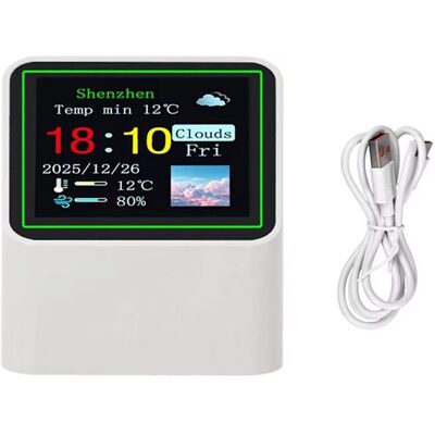 Saudism New Portable Wifi Weather Station Display Weather Temperature Humidity Alarm C Saudism New Portable Wifi Weather Station Display Weather Temperature Humidity Alarm C