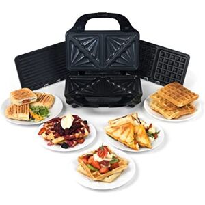 Salter EK2143 Deep Fill 3-in-1 Snack Maker, Interchangeable Non-Stick Cooking Pl Salter EK2143 Deep Fill 3-in-1 Snack Maker, Interchangeable Non-Stick Cooking Pl