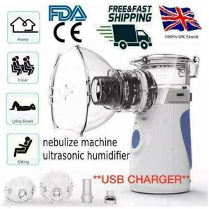 RJ Portable Mini Nebulize Machine Ultrasonic USB Rechargeable Inhaler RJ Portable Mini Nebulize Machine Ultrasonic USB Rechargeable Inhaler