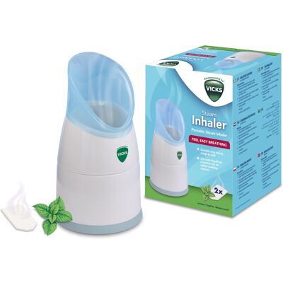 Vicks Personal Steam Inhaler with Two Scent Pads, V1300 Vicks Personal Steam Inhaler with Two Scent Pads, V1300