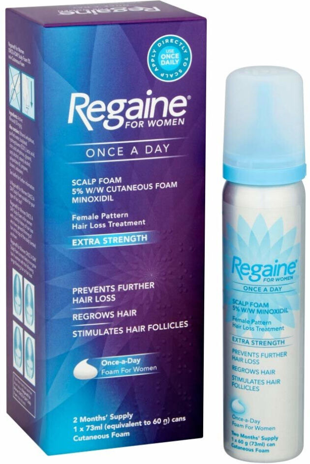 REGAINE for Women Once a Day Scalp Foam Hair Loss Extra Strength 73ml