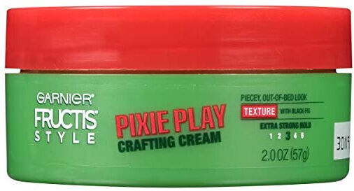 Garnier Fructis Style Pixie Play Crafting Cream, All Hair Types, oz. (Packaging May Vary