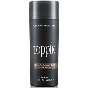 TOPPIK Hair Building Fibers - Dark Brown, 0.97 oz: Thickens Hair with Natural Ke TOPPIK Hair Building Fibers - Dark Brown, 0.97 oz: Thickens Hair with Natural Ke