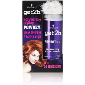 Schwarzkopf got2b POWDERful Volumising Styling Powder, volume booster for textur Schwarzkopf got2b POWDERful Volumising Styling Powder, volume booster for textur