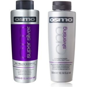 Osmo Super Silver No Yellow Shampoo & Silverising Conditioner 300 ml Twin Pack Osmo Super Silver No Yellow Shampoo & Silverising Conditioner 300 ml Twin Pack