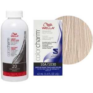 (10A+ Developer (Vol. 20) 3.6oz) Wella Color Charm Permanent Liquid Color Well (10A+ Developer (Vol. 20) 3.6oz) Wella Color Charm Permanent Liquid Color Well
