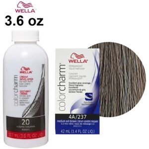 (4A + Developer (Vol. 20) 3.6oz) Wella Color Charm Permanent Liquid Color Well (4A + Developer (Vol. 20) 3.6oz) Wella Color Charm Permanent Liquid Color Well