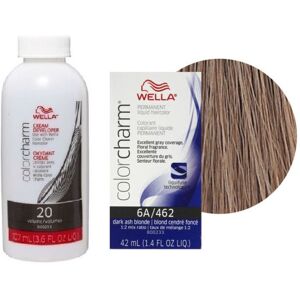 (6A + Developer (Vol. 20) 3.6oz) Wella Color Charm Permanent Liquid Color Well (6A + Developer (Vol. 20) 3.6oz) Wella Color Charm Permanent Liquid Color Well