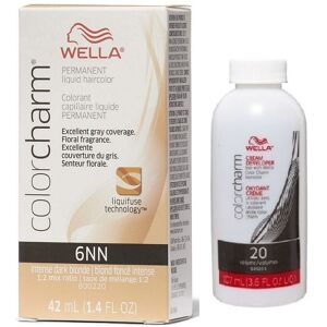 (6NN + Developer (Vol. 20) 3.6oz ) Wella Color Charm Permanent Liquid Haircolor (6NN + Developer (Vol. 20) 3.6oz ) Wella Color Charm Permanent Liquid Haircolor