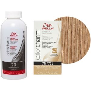 (7N + Developer (Vol. 20) 3.6oz ) Wella Color Charm Permanent Liquid Haircolor (7N + Developer (Vol. 20) 3.6oz ) Wella Color Charm Permanent Liquid Haircolor