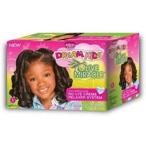 African Pride Dream Kids Olive Miracle No-Lye Relaxer System - Hair Relaxer African Pride Dream Kids Olive Miracle No-Lye Relaxer System - Hair Relaxer