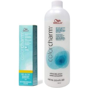 (6G + Activating Lotion (15.4oz)) Wella Color Charm 6G Dark Golden Blonde Demi – (6G + Activating Lotion (15.4oz)) Wella Color Charm 6G Dark Golden Blonde Demi –