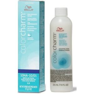 (10NA + Activating Lotion (7.8oz)) Wella Color Charm 10NA Lightest Ash Blonde De (10NA + Activating Lotion (7.8oz)) Wella Color Charm 10NA Lightest Ash Blonde De