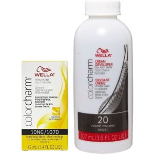 (10NG + Developer (Vol. 20) 3.6oz ) Wella Color Charm Haircolor 10NG Honey Beige (10NG + Developer (Vol. 20) 3.6oz ) Wella Color Charm Haircolor 10NG Honey Beige