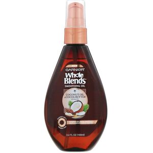 Garnier, Whole Blends, Coconut Oil & Cocoa Butter Smoothing Oil, 100ml Garnier, Whole Blends, Coconut Oil & Cocoa Butter Smoothing Oil, 100ml