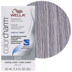 (Wella O50 only) Wella Color Charm Permanent Hair Colour - 050 Cooling Violet & (Wella O50 only) Wella Color Charm Permanent Hair Colour - 050 Cooling Violet &