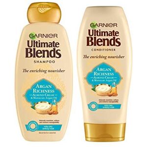 Garnier Ultimate Blends Shampoo & Conditioner Set Argan Richness With Moroccan Garnier Ultimate Blends Shampoo & Conditioner Set Argan Richness With Moroccan
