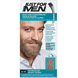 Just for Men Moustache & Beard Dye, Men's Facial Hair Colour, M10 – Sandy Blonde Just for Men Moustache & Beard Dye, Men's Facial Hair Colour, M10 – Sandy Blonde