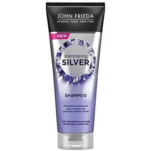 John Frieda Shimmering Silver Shampoo 250ml for Dull Grey or White Hair John Frieda Shimmering Silver Shampoo 250ml for Dull Grey or White Hair