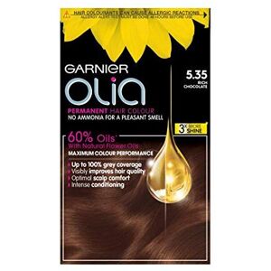 Garnier Olia Brown Hair Dye Permanent, Up to 100% Grey Hair Coverage, No Ammonia Garnier Olia Brown Hair Dye Permanent, Up to 100% Grey Hair Coverage, No Ammonia