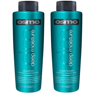 Osmo Deep Moisture Shampoo 400ml & Conditioner 400ml Duo - Thicker, Stronger, No Osmo Deep Moisture Shampoo 400ml & Conditioner 400ml Duo - Thicker, Stronger, No