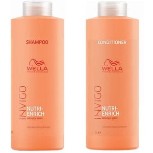 Wella INVIGO Nutri-Enrich Deep Nourishing Shampoo 1000ml and Conditioner 1000ml Wella INVIGO Nutri-Enrich Deep Nourishing Shampoo 1000ml and Conditioner 1000ml