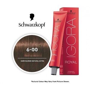 (1pks) Schwarzkopf Igora Royal 6-00 Dark Blonde Natural Extra Permanent Color (1pks) Schwarzkopf Igora Royal 6-00 Dark Blonde Natural Extra Permanent Color