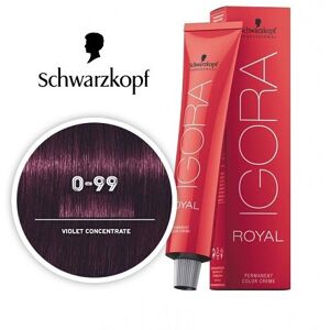 (1pks) Schwarzkopf Igora Royal 0-99 Violet Concentrate Permanent Color (1pks) Schwarzkopf Igora Royal 0-99 Violet Concentrate Permanent Color