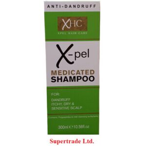 3 X Xpel Medicated Shampoo Dandruff Psoriasis Dry Itchy Scalp - 300ml 3 X Xpel Medicated Shampoo Dandruff Psoriasis Dry Itchy Scalp - 300ml
