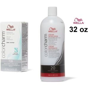 (T28, Developer (Vol.20) 32oz) Wella Color Charm Developer 20 Volume 32oz (T28, Developer (Vol.20) 32oz) Wella Color Charm Developer 20 Volume 32oz