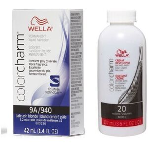 (9A+Dev (Vol. 20) 3.6oz) Wella 12C Ultra Light Blonde Color Charm Permanent Hair (9A+Dev (Vol. 20) 3.6oz) Wella 12C Ultra Light Blonde Color Charm Permanent Hair