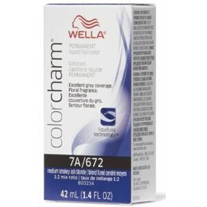 (7A/672) Wella 9A Pale Ash Blonde Color Charm Permanent Liquid Haircolor & Devel (7A/672) Wella 9A Pale Ash Blonde Color Charm Permanent Liquid Haircolor & Devel
