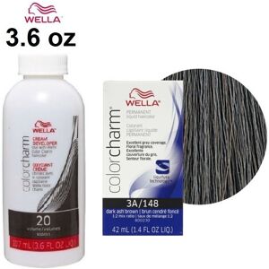 (3A+Dev (Vol. 20) 3.6oz) Wella 12A Frosty Ash Color Charm Permanent Liquid Hairc (3A+Dev (Vol. 20) 3.6oz) Wella 12A Frosty Ash Color Charm Permanent Liquid Hairc
