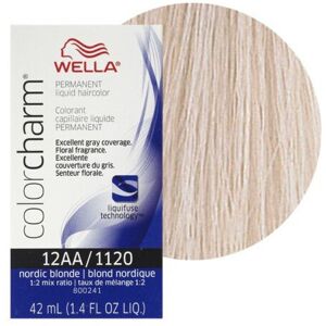 (12AA) Wella 6AA Dark Blonde Intense Ash Color Charm Permanent Liquid Haircolor (12AA) Wella 6AA Dark Blonde Intense Ash Color Charm Permanent Liquid Haircolor