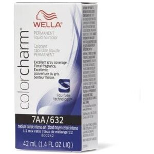 (7AA/632) Wella 6A Dark Ash Blonde Color Charm Permanent Liquid Haircolor (7AA/632) Wella 6A Dark Ash Blonde Color Charm Permanent Liquid Haircolor