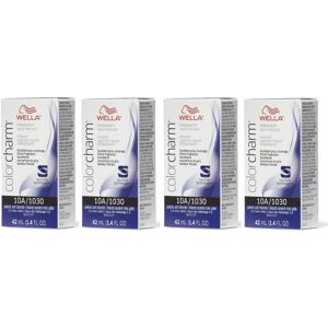 (10A (4pks)) Wella 6A Dark Ash Blonde Color Charm Permanent Liquid Haircolor (10A (4pks)) Wella 6A Dark Ash Blonde Color Charm Permanent Liquid Haircolor