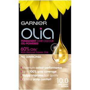L'Oreal Garnier Olia 10.0 Very Light Blonde Permanent Hair Dye 1 Kit L'Oreal Garnier Olia 10.0 Very Light Blonde Permanent Hair Dye 1 Kit