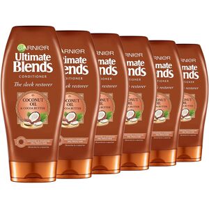 Garnier Ultimate Blends Conditioner Sleek Restorer With Coconut Oil & Cocoa Bu Garnier Ultimate Blends Conditioner Sleek Restorer With Coconut Oil & Cocoa Bu