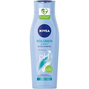Nivea Volume & Strength Mild Shampoo, 250 ml - Nourishing & Volumising Shampoo w Nivea Volume & Strength Mild Shampoo, 250 ml - Nourishing & Volumising Shampoo w