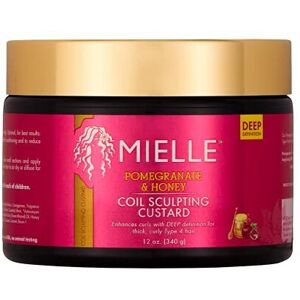 Mielle Pomegranate & Honey Coil Sculpting Custard, Curly Type 4 Hair, 12oz Mielle Pomegranate & Honey Coil Sculpting Custard, Curly Type 4 Hair, 12oz