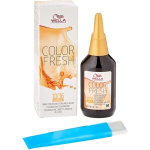 WELLA Colour Fresh Semi-Permanent Hair Colour, No. 10/36 Light Blonde Gold Viole WELLA Colour Fresh Semi-Permanent Hair Colour, No. 10/36 Light Blonde Gold Viole