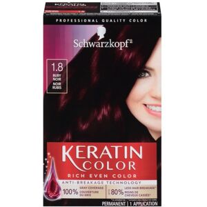 Schwarzkopf Keratin Color Ruby Noir - Hair Color Cream Schwarzkopf Keratin Color Ruby Noir - Hair Color Cream