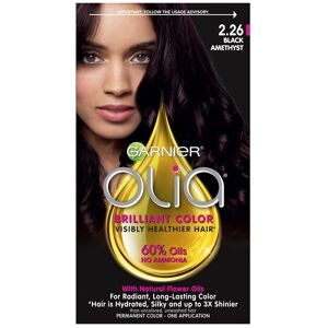Garnier Olia Oil Powered Permanent Hair Color, Bold Collection, 2.26 Black Ameth Garnier Olia Oil Powered Permanent Hair Color, Bold Collection, 2.26 Black Ameth