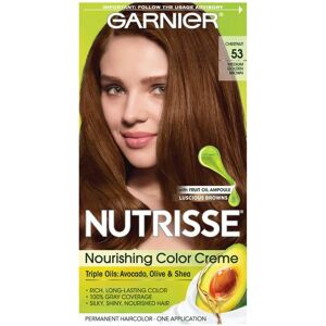 Garnier Nutrisse Nourishing Hair Color Creme, 53 Medium Golden Brown (Chestnut), Garnier Nutrisse Nourishing Hair Color Creme, 53 Medium Golden Brown (Chestnut),
