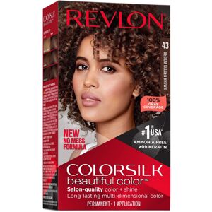 Revlon New ColorSilk Beautiful Permanent Hair Color - Medium Golden Brown Revlon New ColorSilk Beautiful Permanent Hair Color - Medium Golden Brown